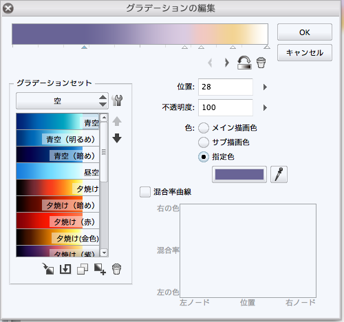 夕空の描き方8