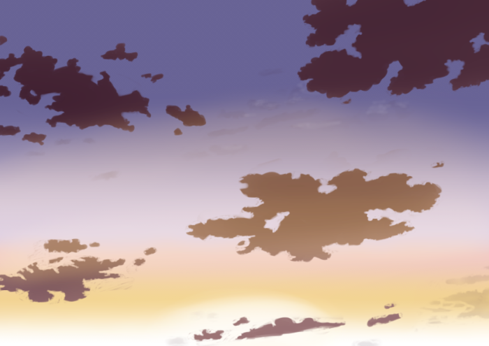 クリスタ 背景画 夕空 夕焼けの描き方について考察 Clip Studio Paint