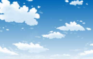 背景画 デジタル 基本的な雲の描き方 書き方 青空