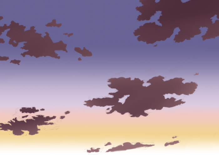 クリスタ 背景画 夕空 夕焼けの描き方について考察 Clip Studio Paint