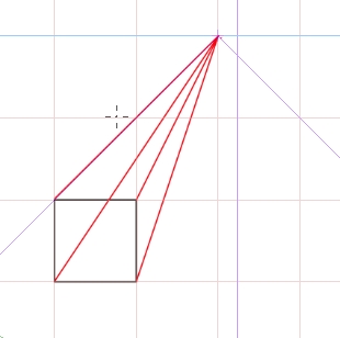 クリスタ 視円錐 パース を使って立方体を描く方法 Clip Studio Paint